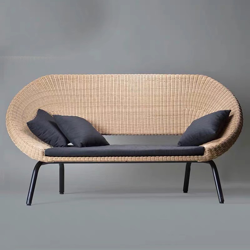 Outdoor PE rattan sofa