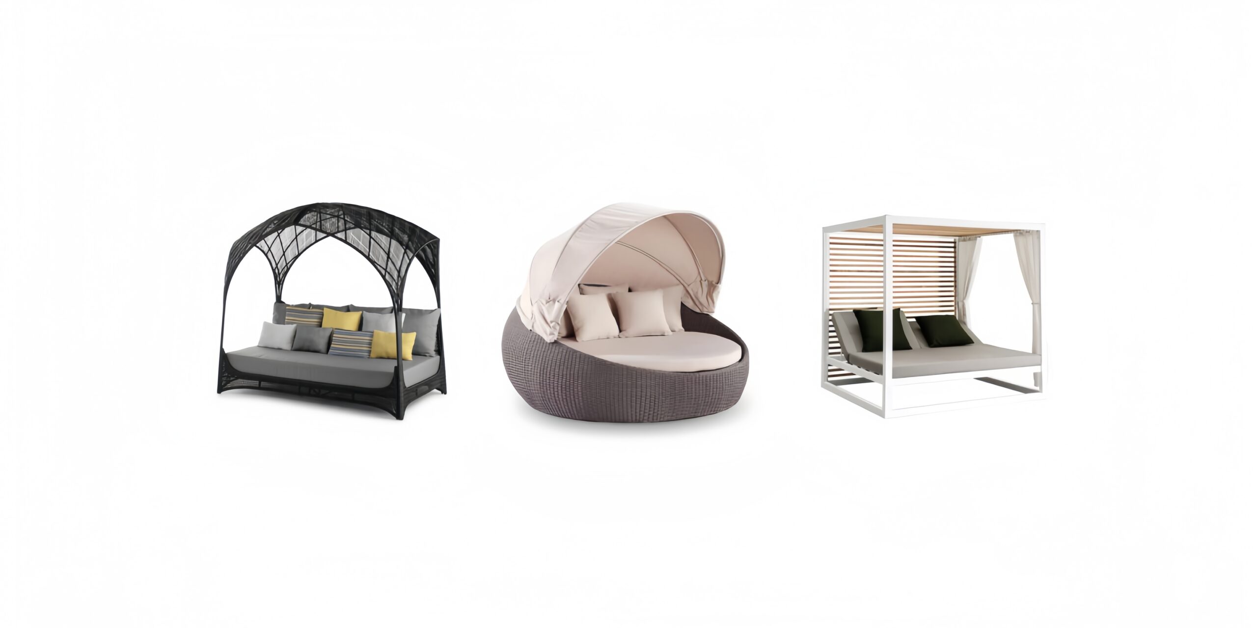 Outdoor Daybed with Canopy