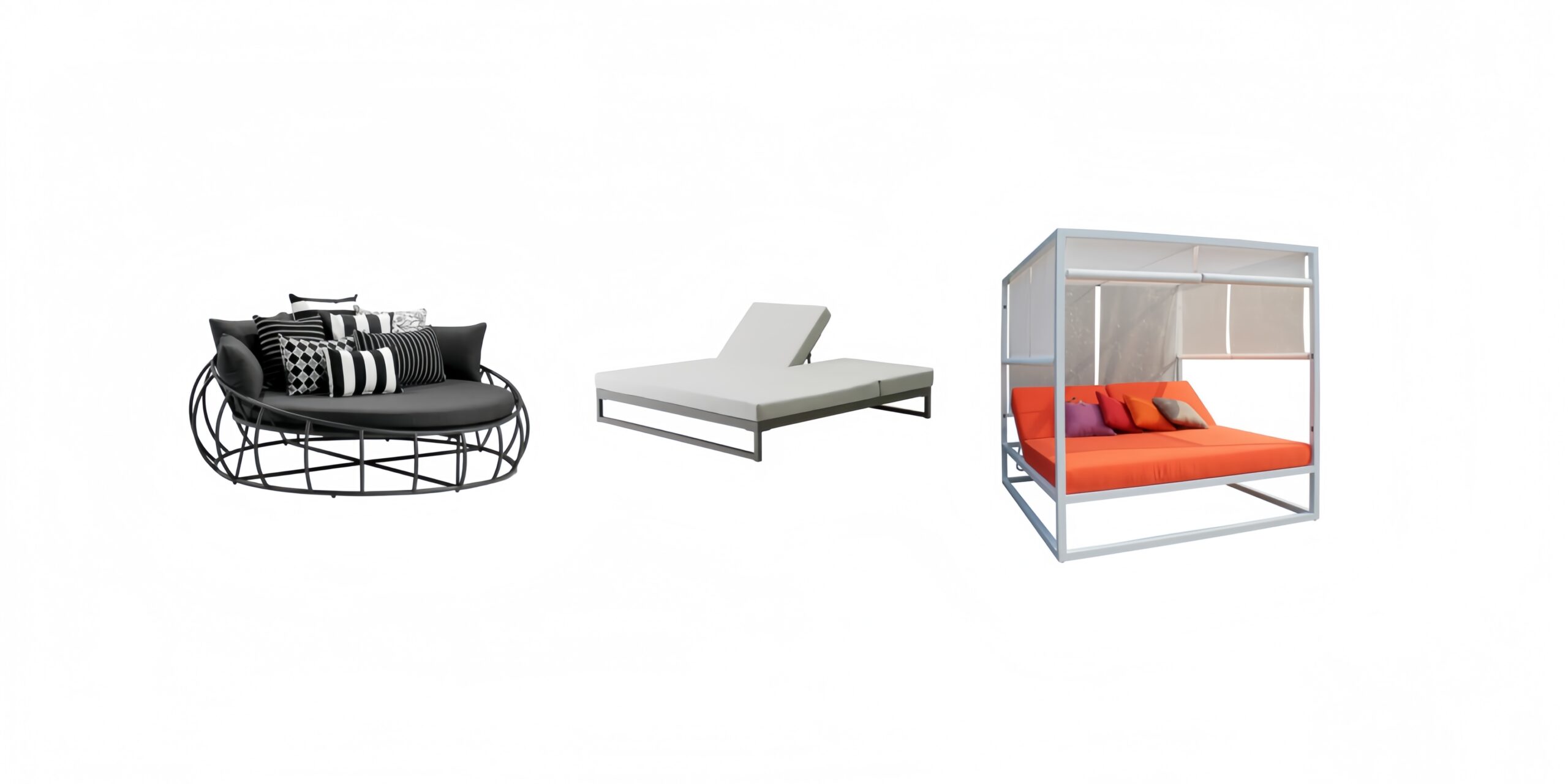 aluminum outdoor daybed
