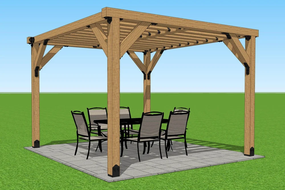An application scenario or product detail of 12x12 pergola - Image 10