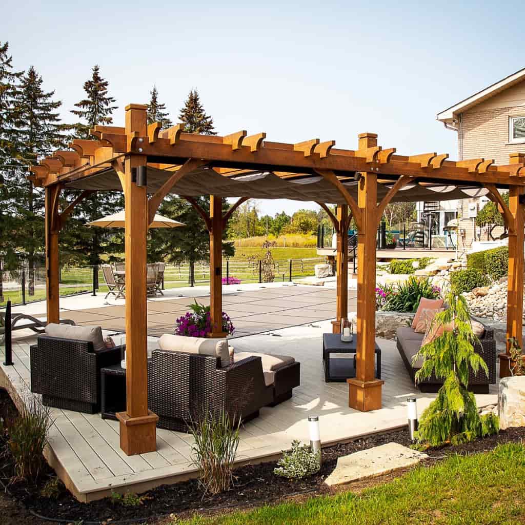 An application scenario or product detail of 12x20 pergola - Image 1