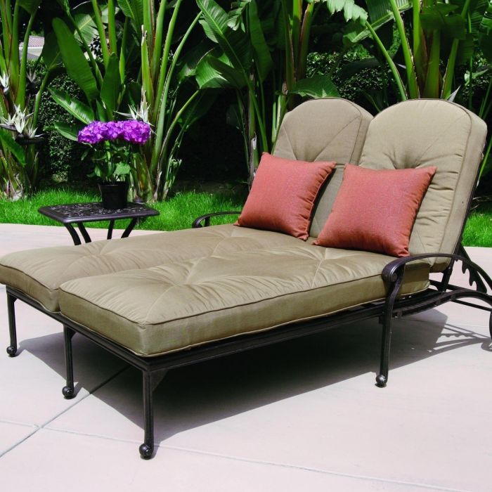 An application scenario or product detail of 2 person outdoor chaise lounge - Image 14