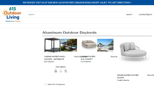 615 Outdoor Living - Aluminum Outdoor Daybeds