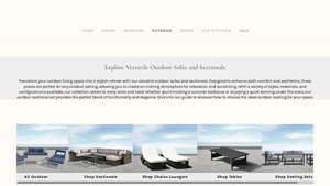 Abbyson - Patio Sectionals