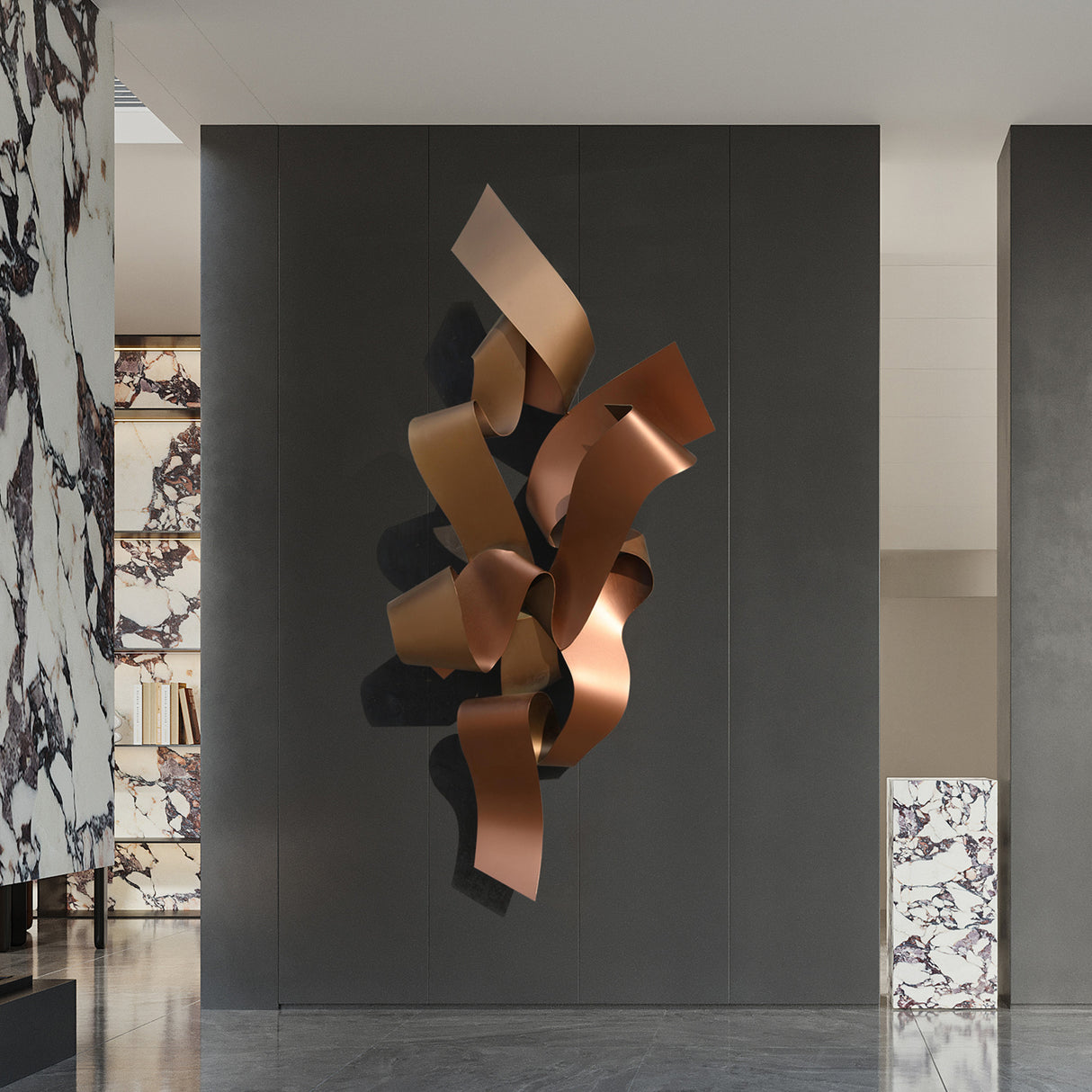 An application scenario or product detail of abstract wall sculpture - Image 10