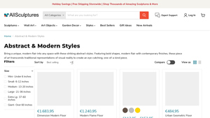 All Sculptures - Dimension Modern Floor Sculpture