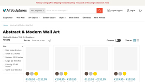 All Sculptures - Diver Wall Sculpture