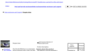 Alukov - PERGOLA SOLAR