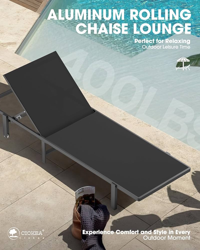 An application scenario or product detail of aluminum chaise lounge outdoor - Image 5