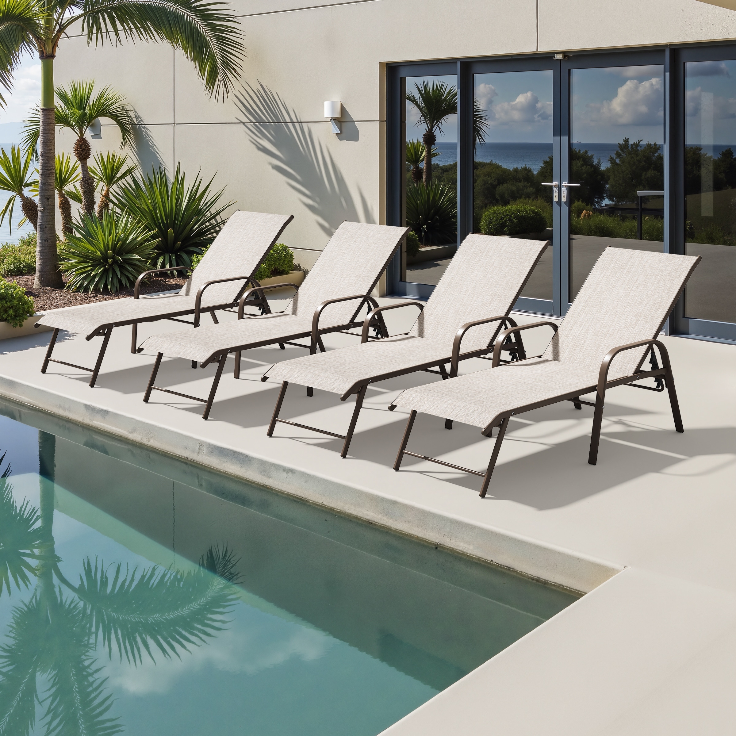 An application scenario or product detail of aluminum chaise lounge outdoor - Image 17