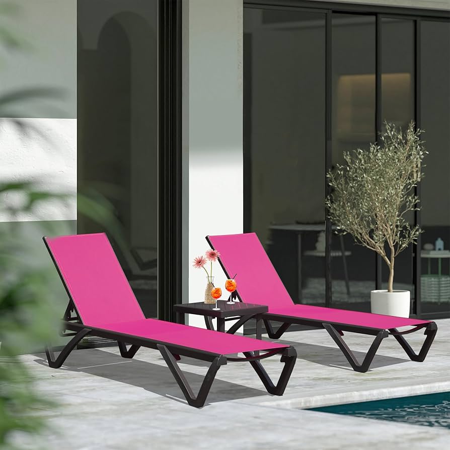 An application scenario or product detail of aluminum chaise lounge outdoor - Image 19