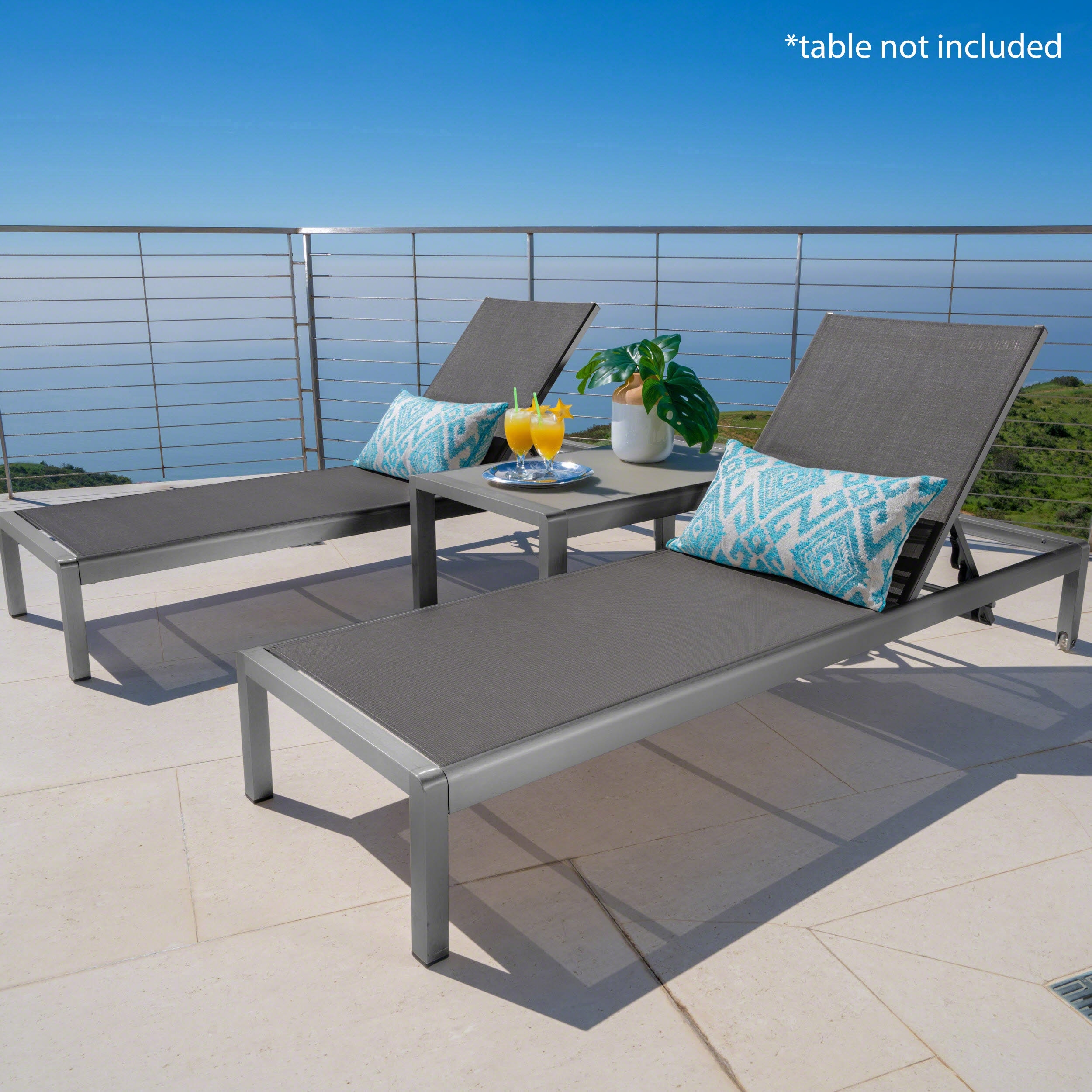 An application scenario or product detail of aluminum chaise lounge outdoor - Image 24