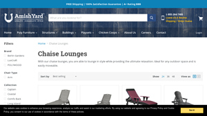 Amish Yard - Outdoor Chaise Lounges