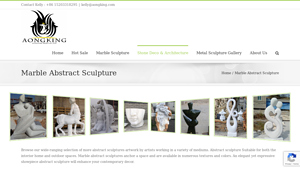 Angking Sculpture - Custom Marble Abstract Statues