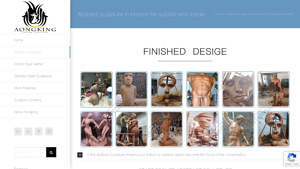 Aong King - Abstract Bronze Sculptures