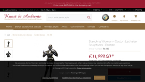 Gaston Lachaise - Standing Woman Bronze Sculpture