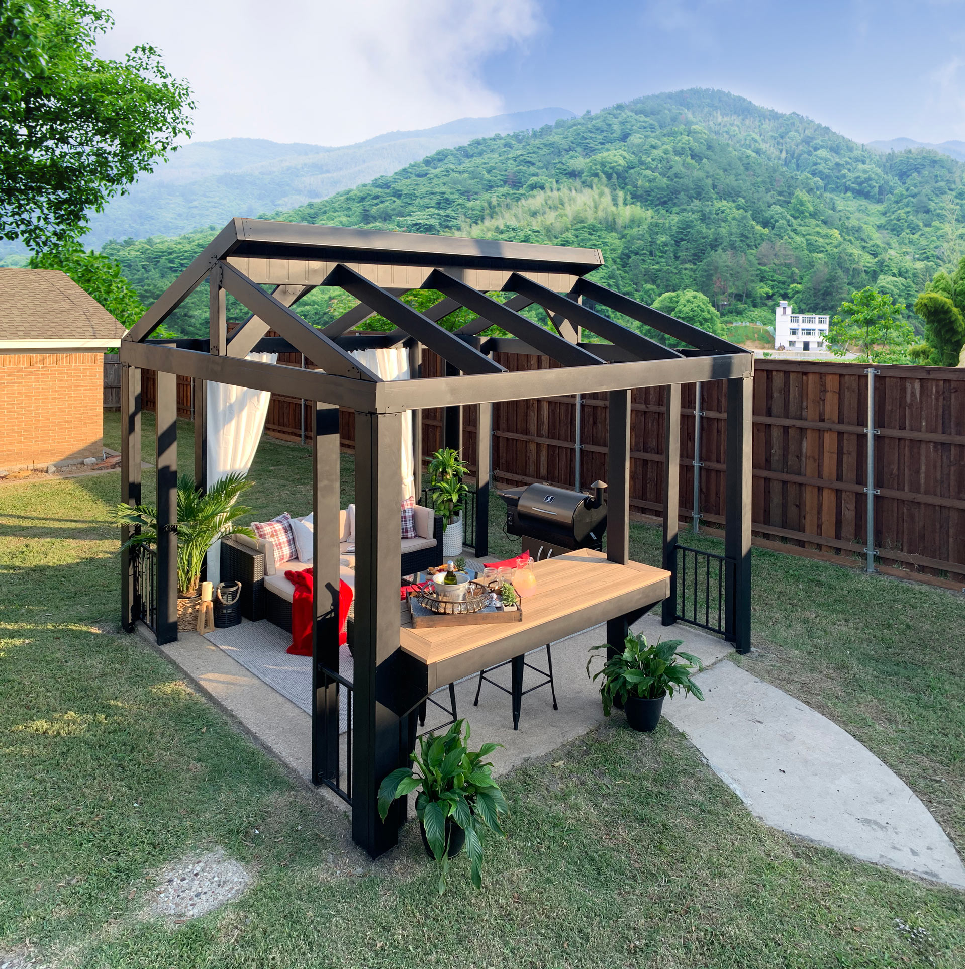 An application scenario or product detail of backyard pergola - Image 4