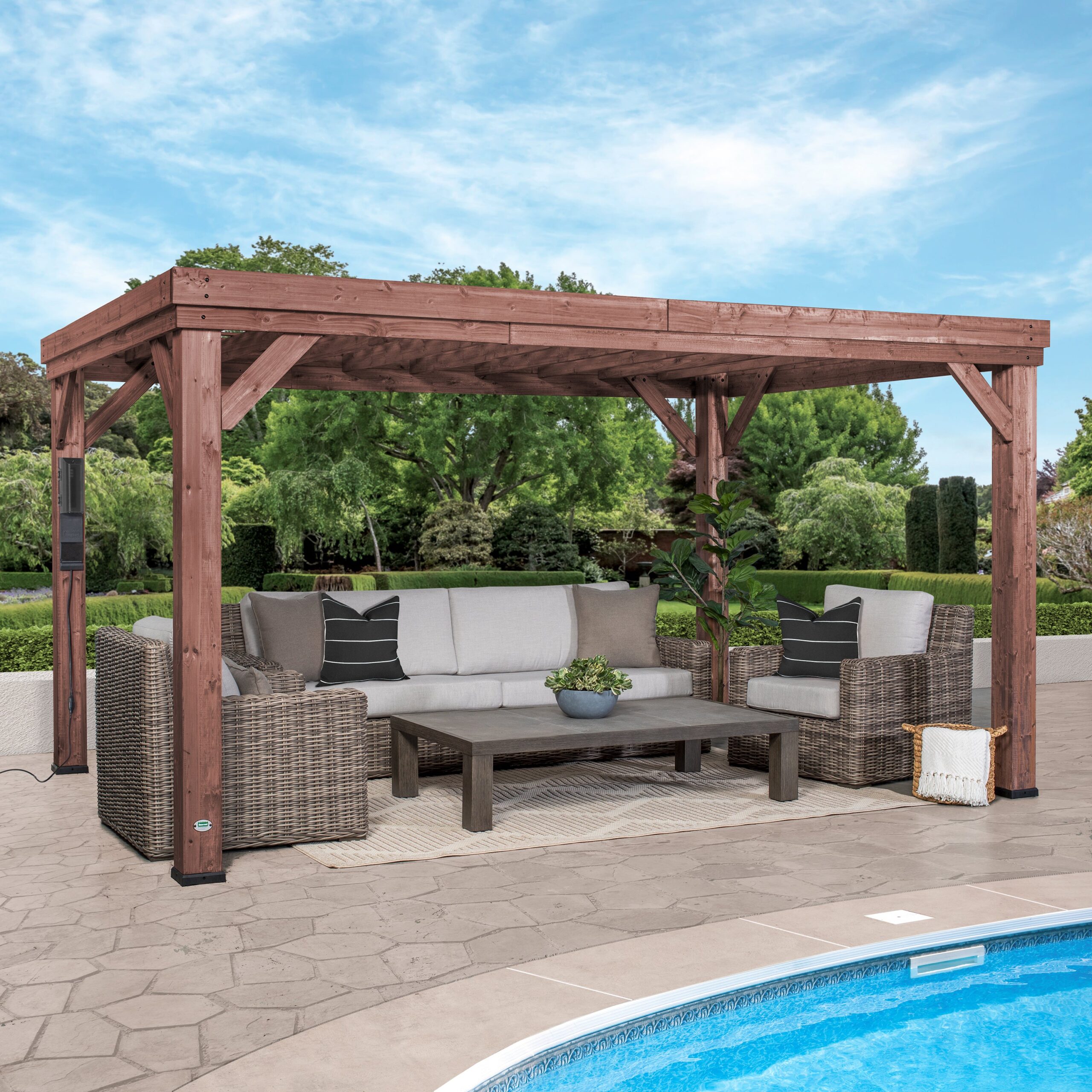An application scenario or product detail of backyard pergola - Image 6