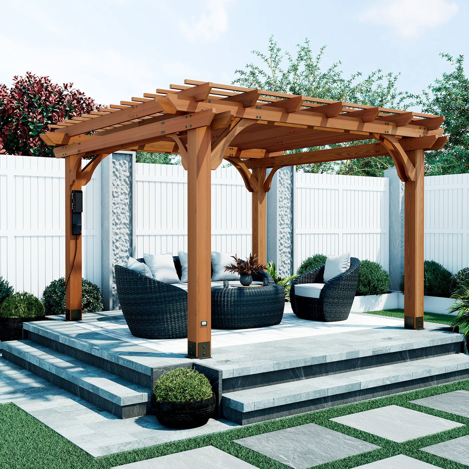 An application scenario or product detail of backyard pergola - Image 17