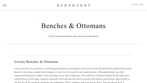 Bernhardt - Luxury Benches