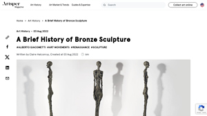 Artsper - History of Bronze Sculpture