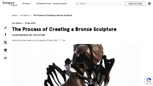 Artsper - Bronze Sculpture Creation Process