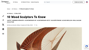 Artsper - Spotlight on Influential Wood Sculptors