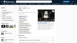 Britannica - Sculpture