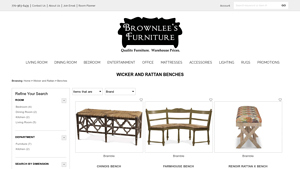 Brownlee's Furniture - Wicker and Rattan Benches
