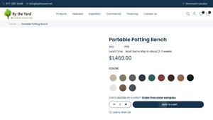 By The Yard - Portable Potting Bench