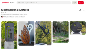 Pinterest - Metal Garden Sculptures