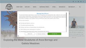 California Through My Lens - Galleta Meadows Sculptures