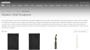 Cantoni - Dynamic Wall Sculptures