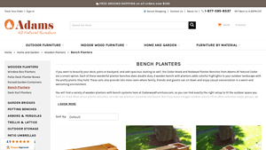 Cedar Wood Furniture - Heritage & Villa Planter Benches