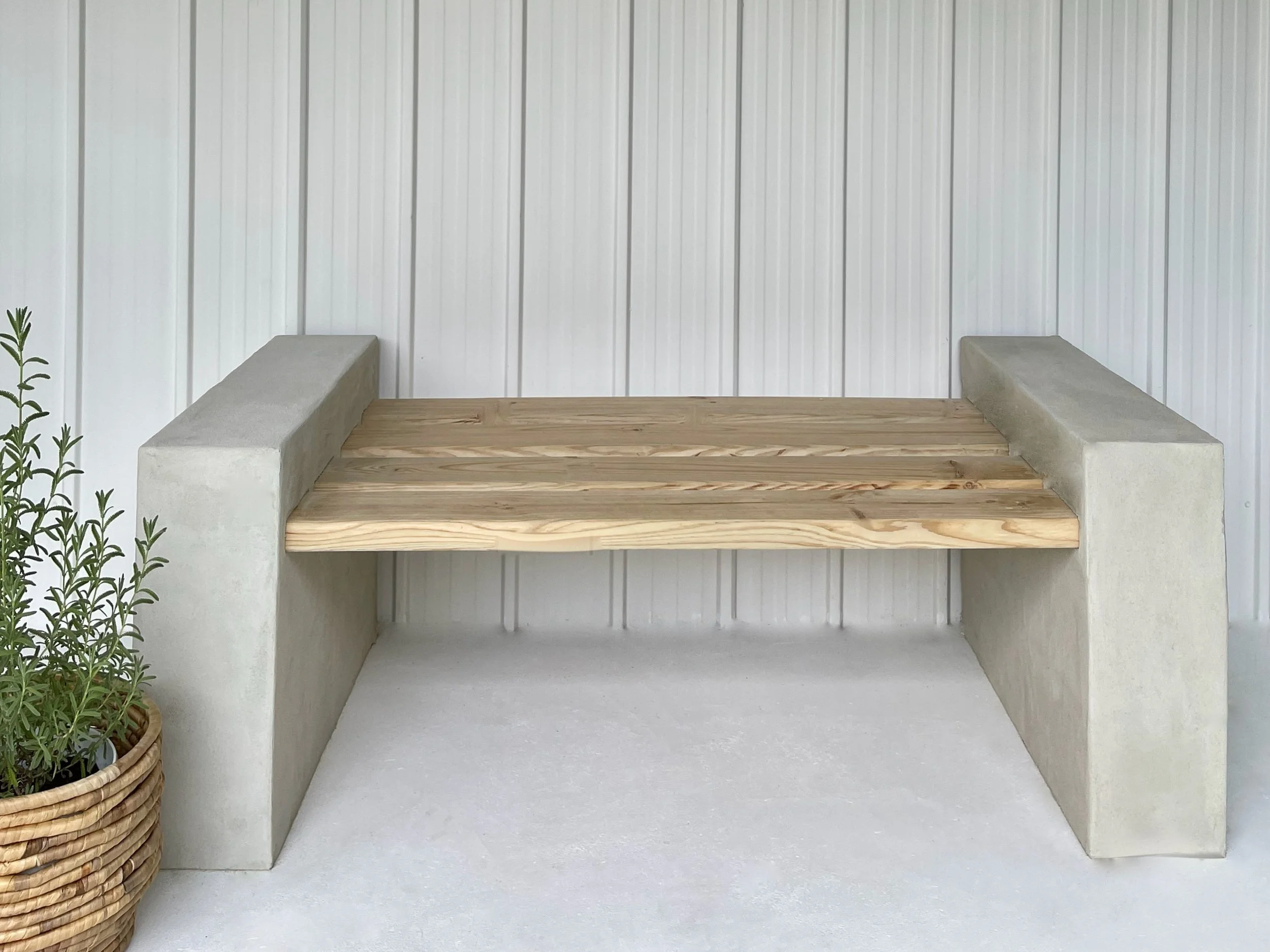 An application scenario or product detail of cement block bench - Image 2