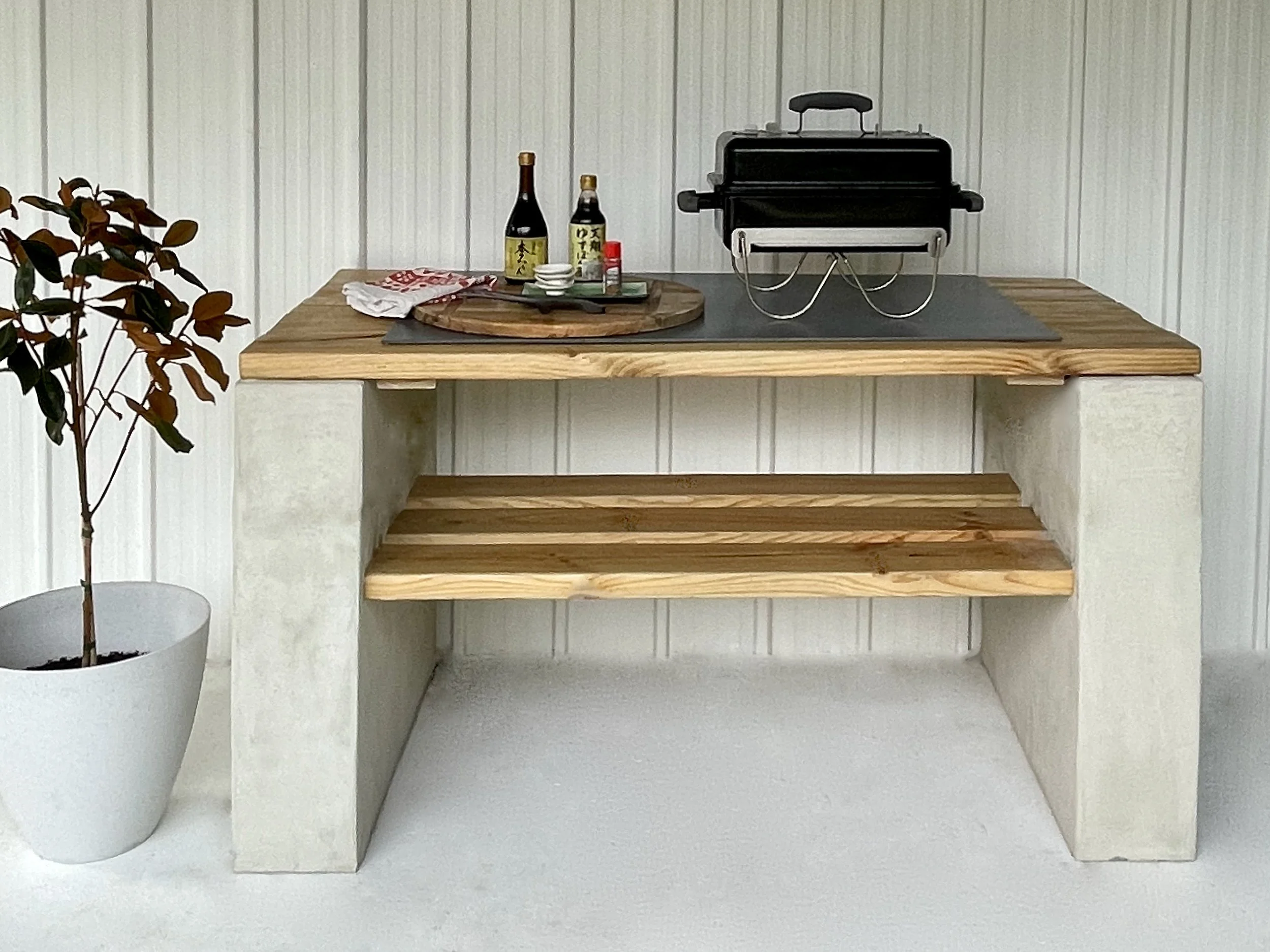 An application scenario or product detail of cement block bench - Image 16