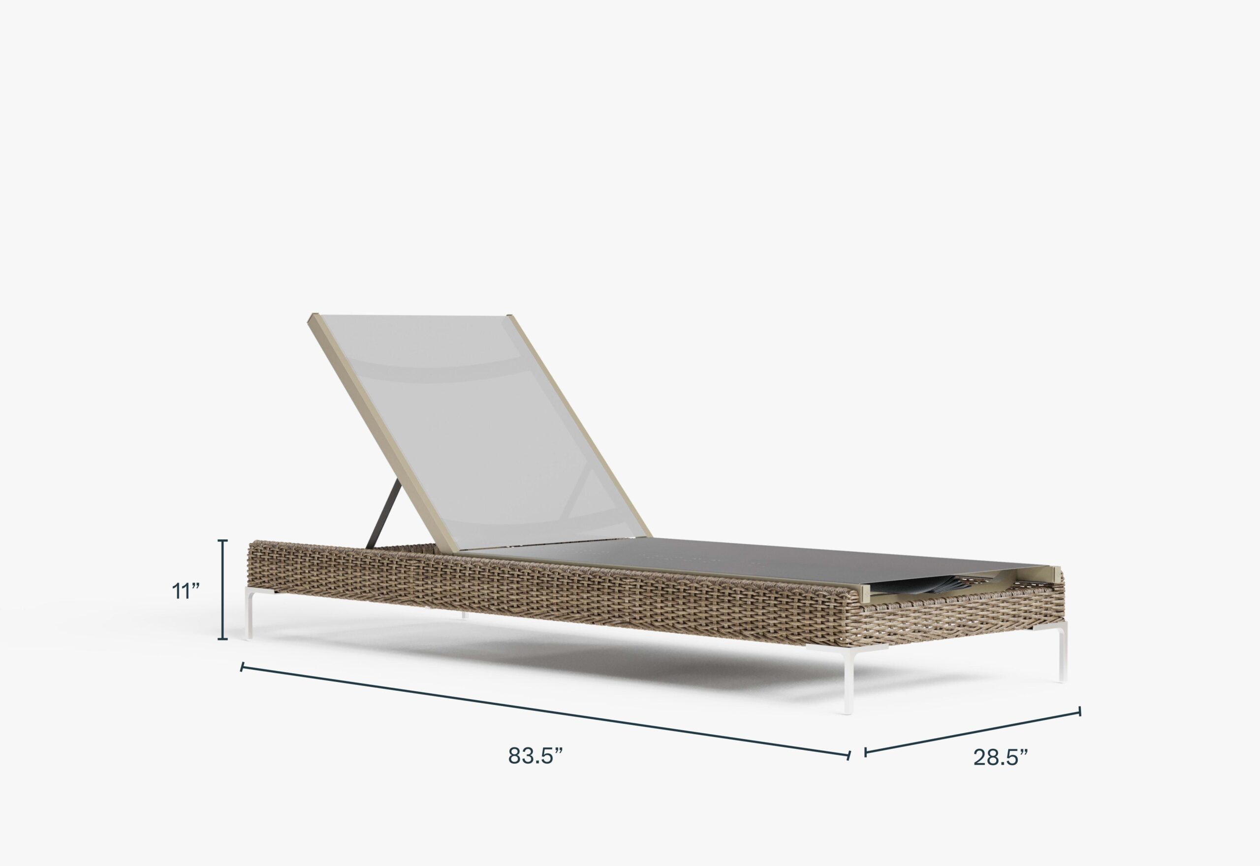 An application scenario or product detail of chaise lounge wicker outdoor - Image 19