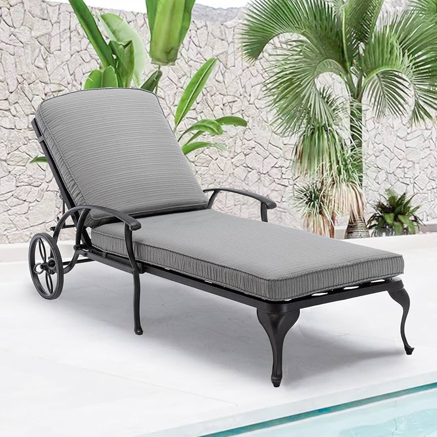 An application scenario or product detail of chaise lounger outdoor - Image 1