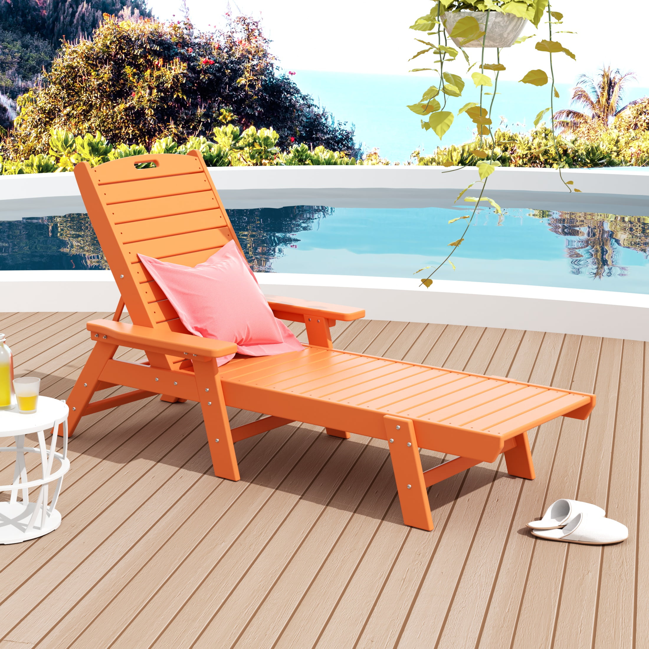 An application scenario or product detail of chaise lounger outdoor - Image 2