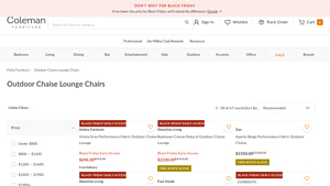 Coleman Furniture - Outdoor Chaise Lounge Chairs