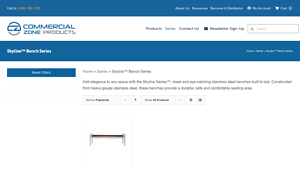 Commercial Zone - Skyline™ Bench Series