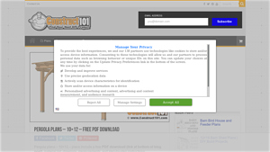 Construct101 - 10x12 Pergola Plans
