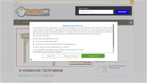 Construct101 - 10x10 Pergola Plans