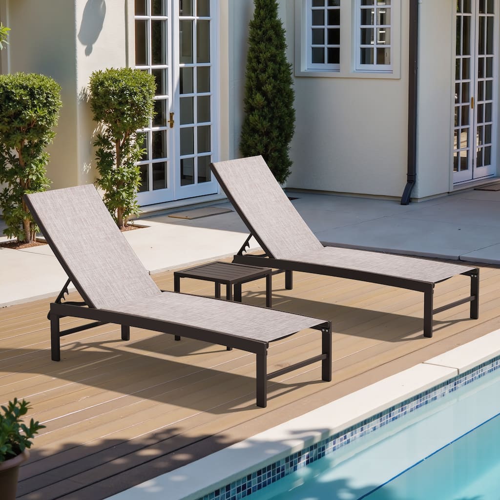 An application scenario or product detail of contemporary outdoor chaise lounge - Image 23