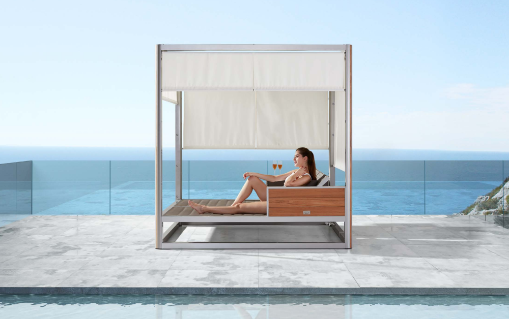 An application scenario or product detail of contemporary outdoor daybed - Image 4