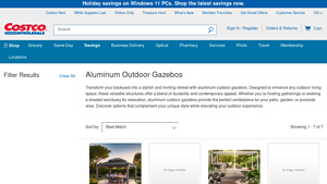 Costco - Aluminum Outdoor Gazebos