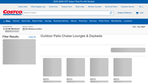 Costco - Outdoor Patio Chaise Lounges and Daybeds