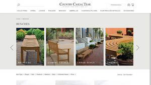 Country Casual Teak - Teak Benches for Garden & Patio
