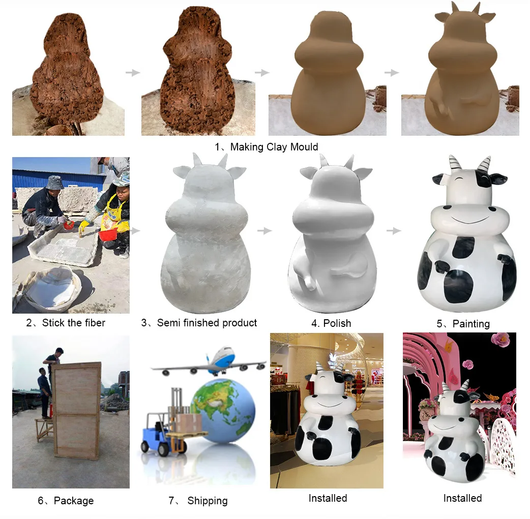 An application scenario or product detail of custom fiberglass sculpture - Image 11