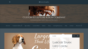 Custom Wood Carvings - Custom Sculpture Services